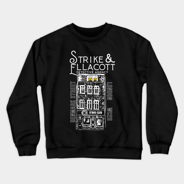 Cormoran Strike and Robin Ellacott Crewneck Sweatshirt by MorvernDesigns